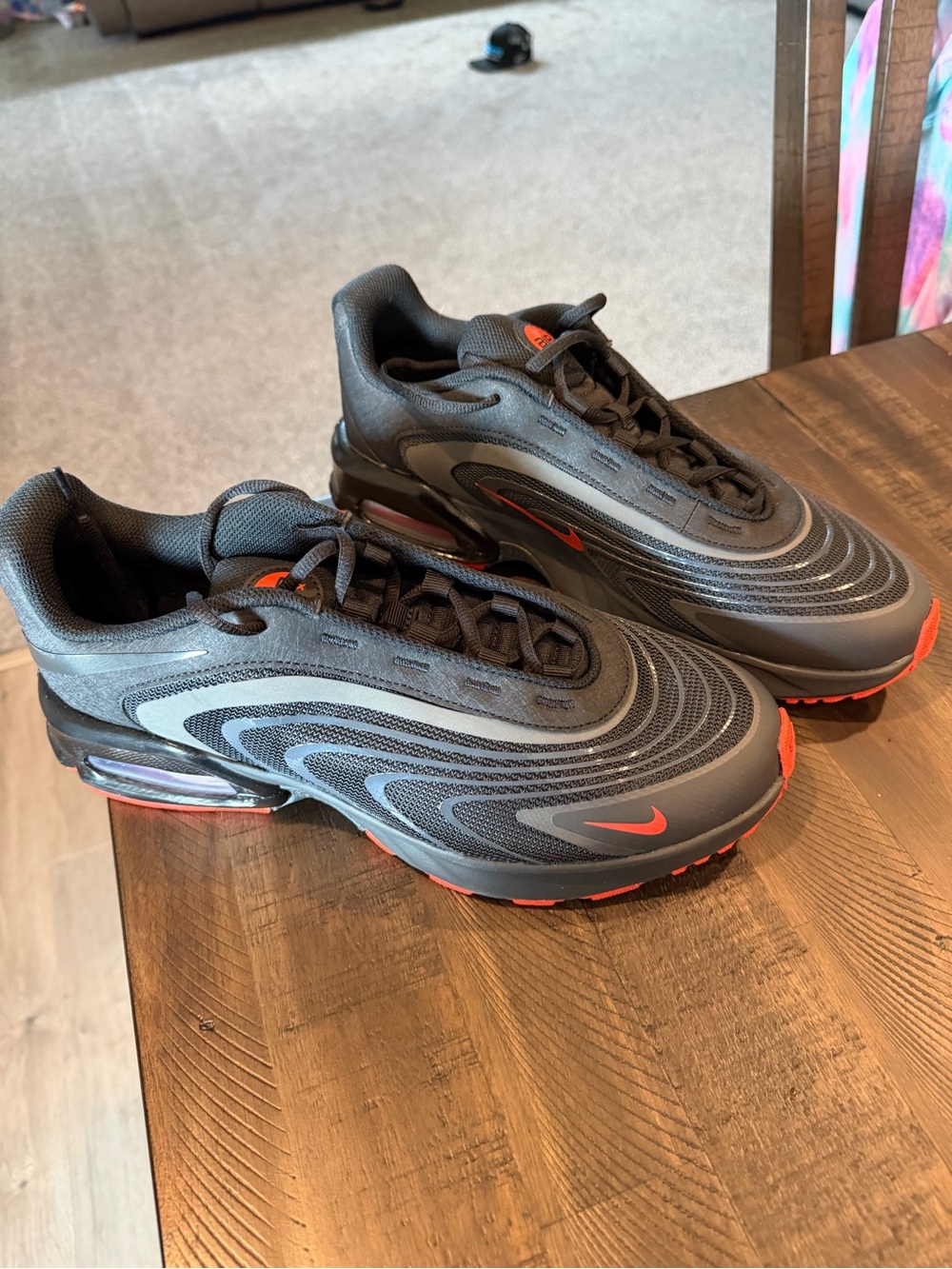 Men’s Nike air max fire Black and Red Running Shoes